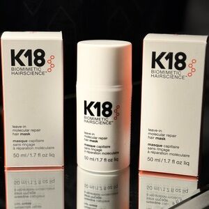 K18 biomimetic hair science leave in molecular repair hair mask